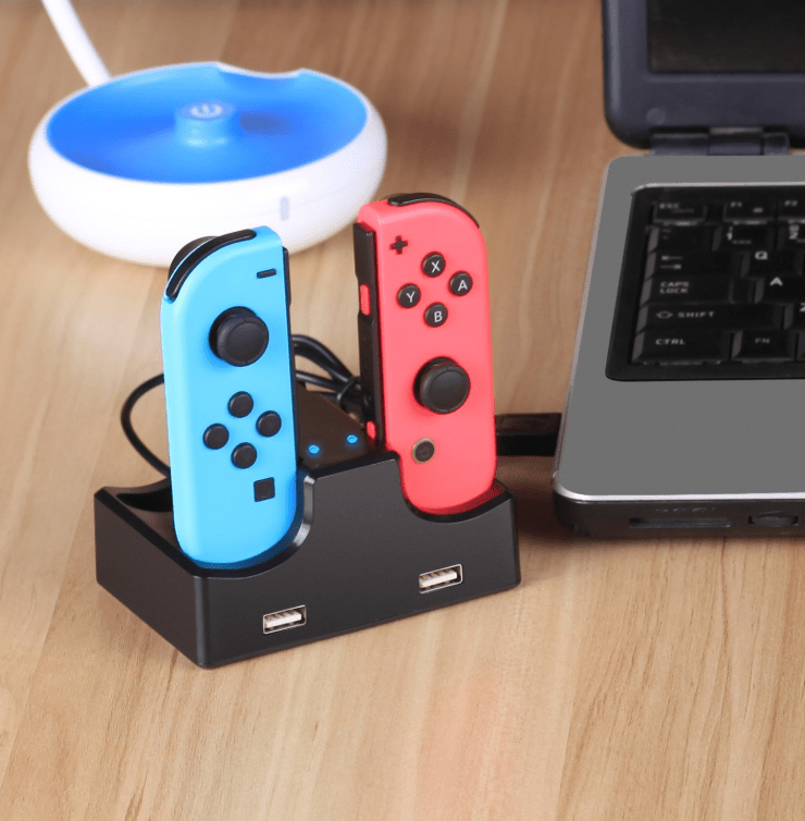 Nintendo Switch Controller Charging Dock (Quad Dock) - Boltronik