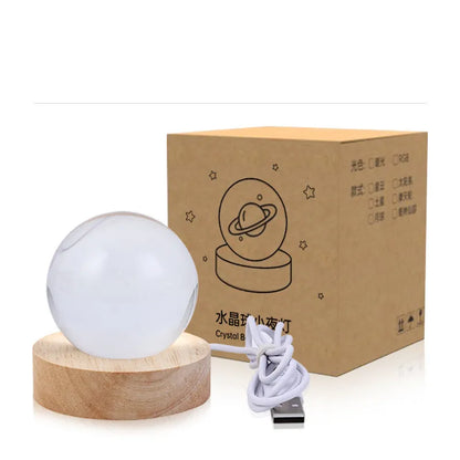 Crystal Glow Ball Lamp