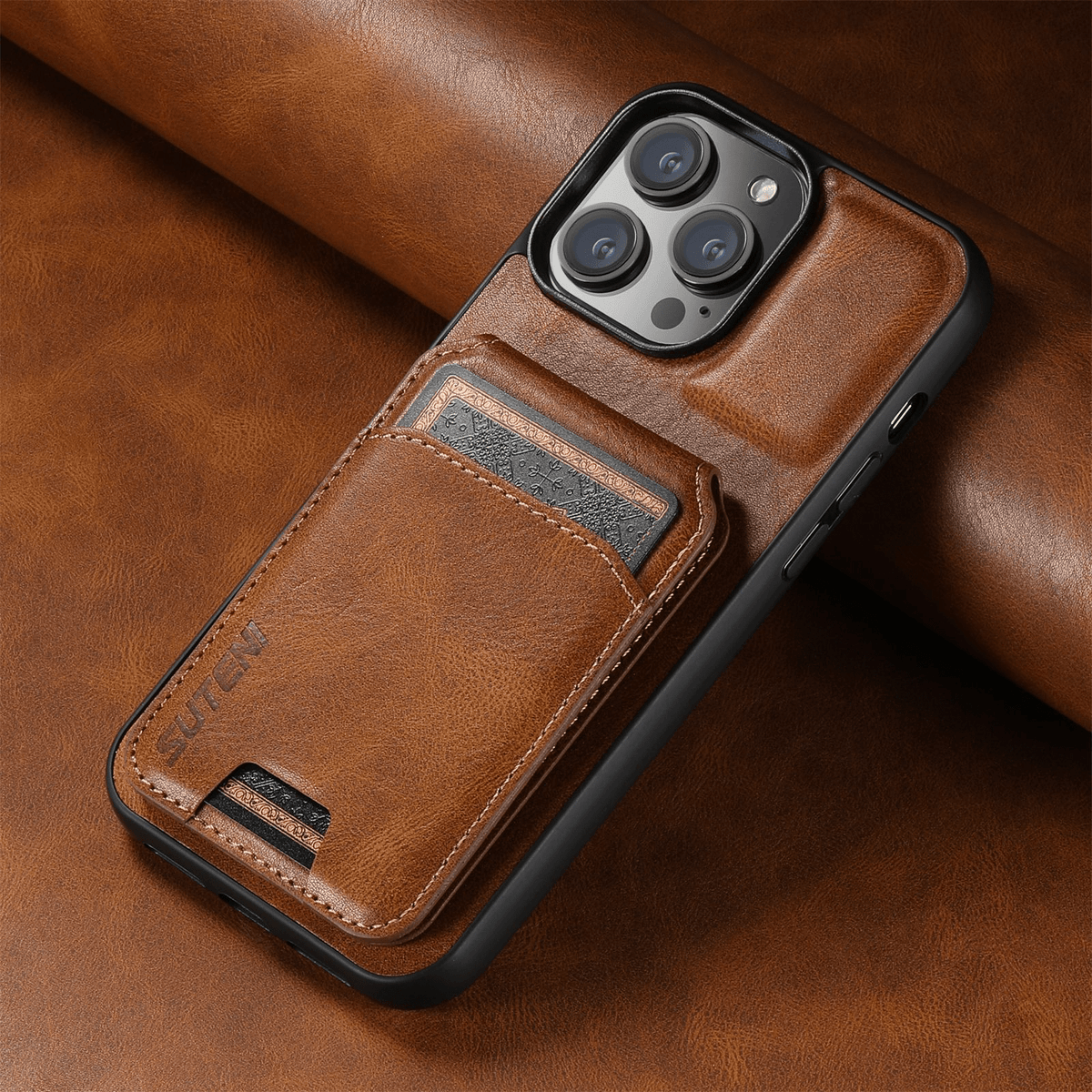 CardGuard Leather Phone Case - Boltronik