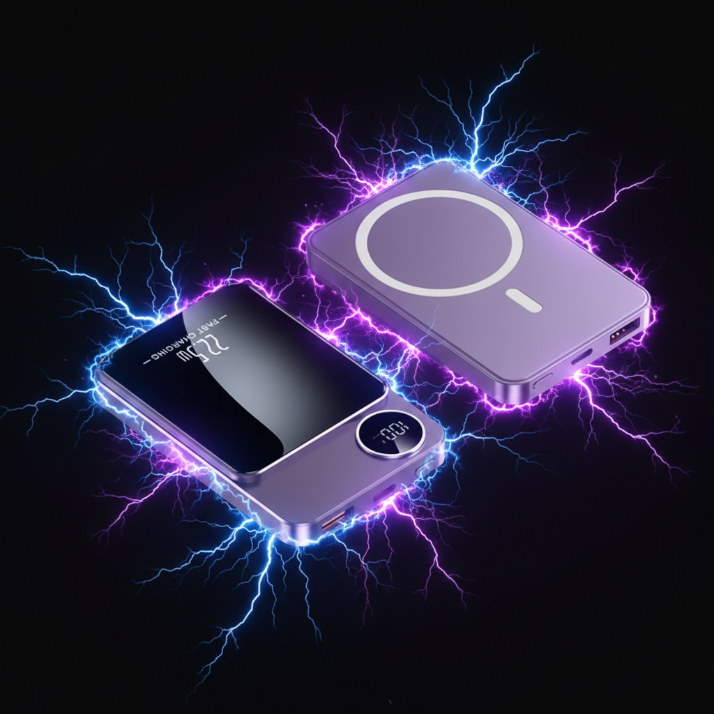Ultra-thin Magnetic Wireless Power Bank - Boltronik