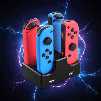 Nintendo Switch Controller Charging Dock (Quad Dock) - Boltronik