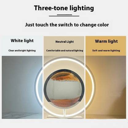 Dune Glow Sand Art Lamp in different sand colours