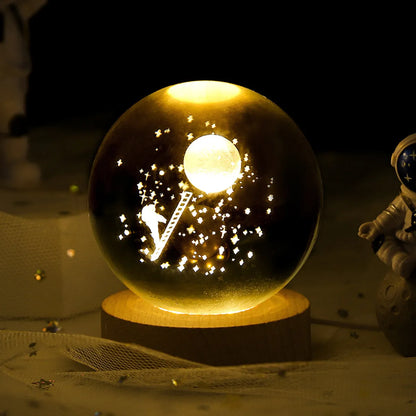 Crystal Glow Ball Lamp