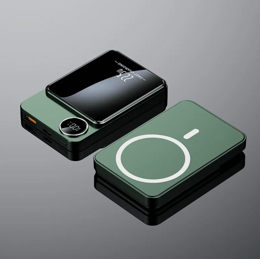 Ultra-thin Magnetic Wireless Power Bank - Boltronik
