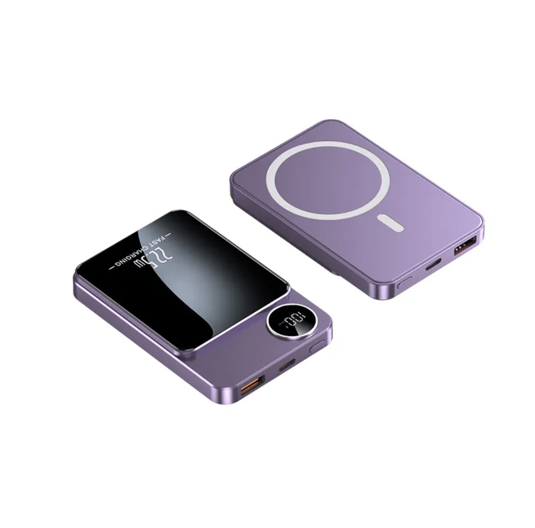Ultra-thin Magnetic Wireless Power Bank - Boltronik