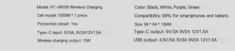 Ultra-thin Magnetic Wireless Power Bank - Boltronik