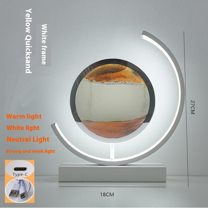 Dune Glow Sand Art Lamp, moving sand art table lamp