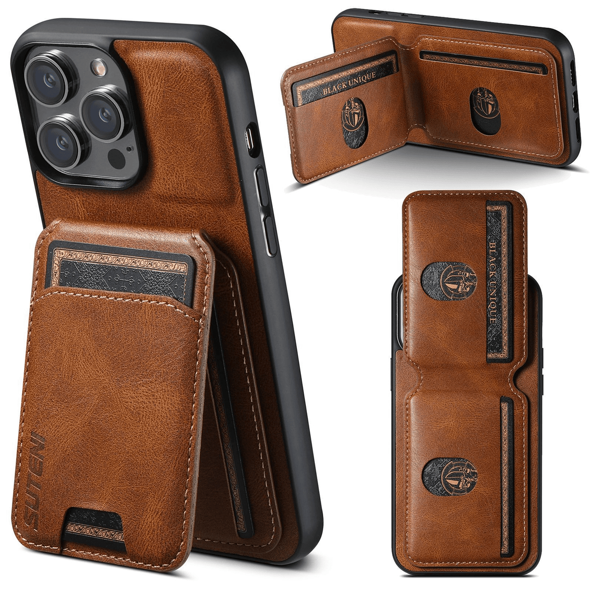 CardGuard Leather Phone Case - Boltronik