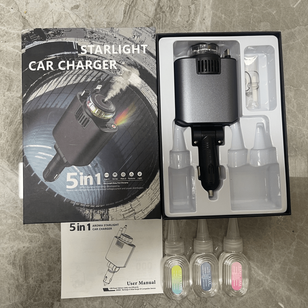 Dual-Charge LED Car Phone Charger - Boltronik -