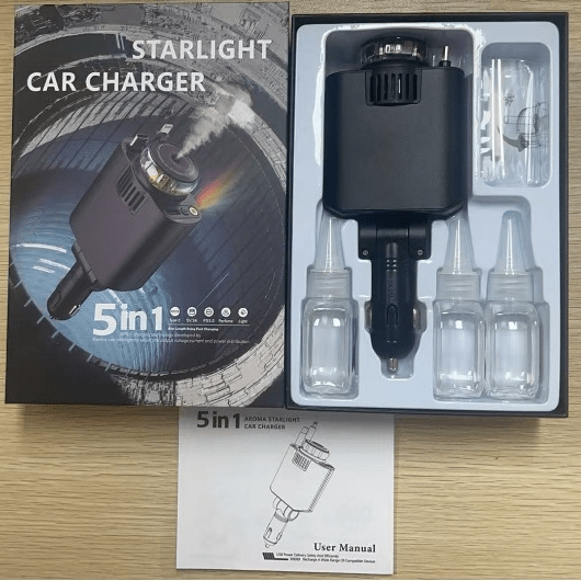 Dual-Charge LED Car Phone Charger - Boltronik -