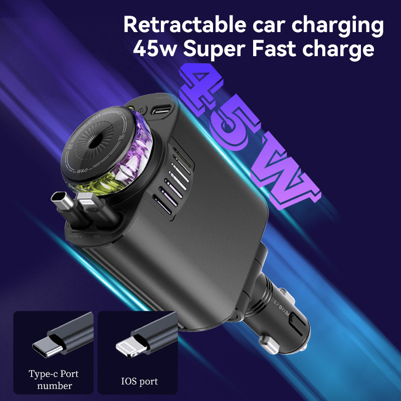 Dual-Charge LED Car Phone Charger - Boltronik -