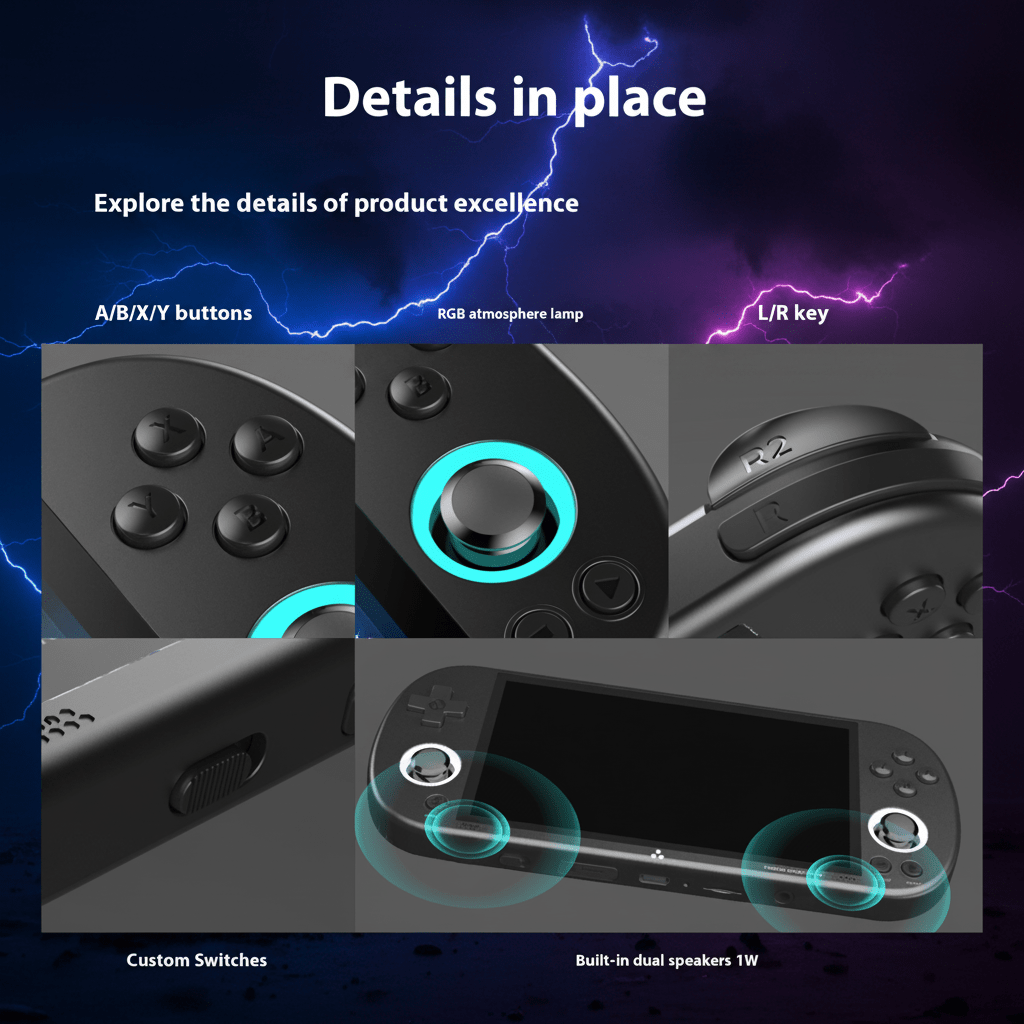 BoltTron Handheld Game Console - BoltronikGame Console