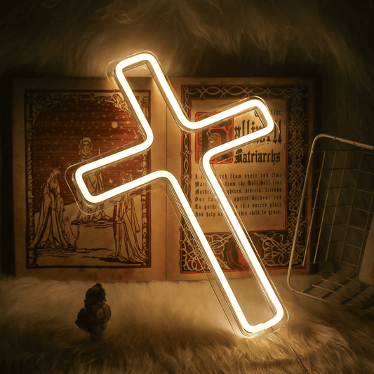 Radiant Cross Neon Sign - Boltronik - Neon Sign